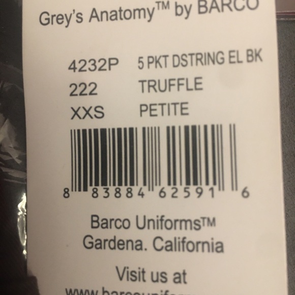 Grey’s Anatomy scrubs NWT XS XXS - Picture 3 of 5